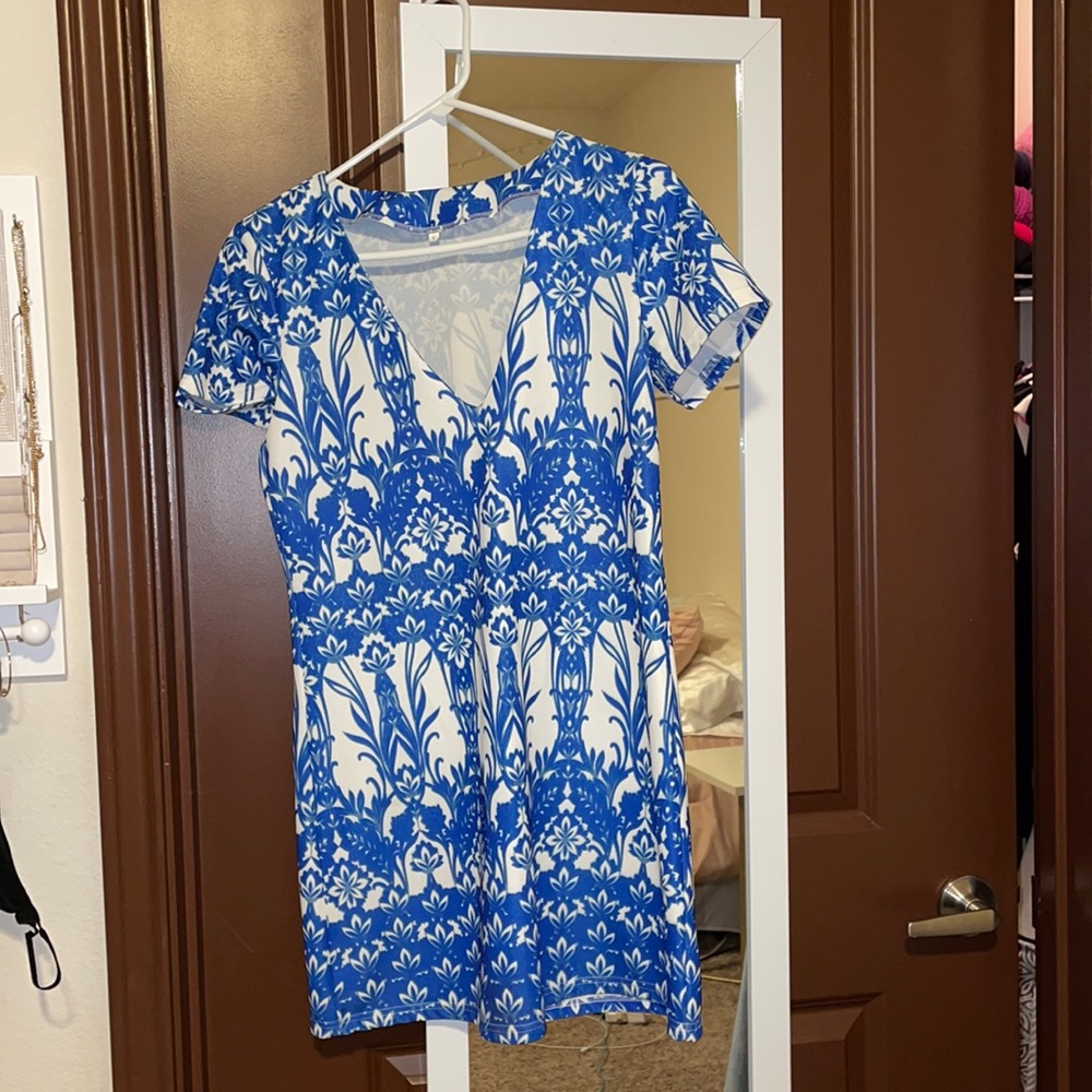 Blue formal dress